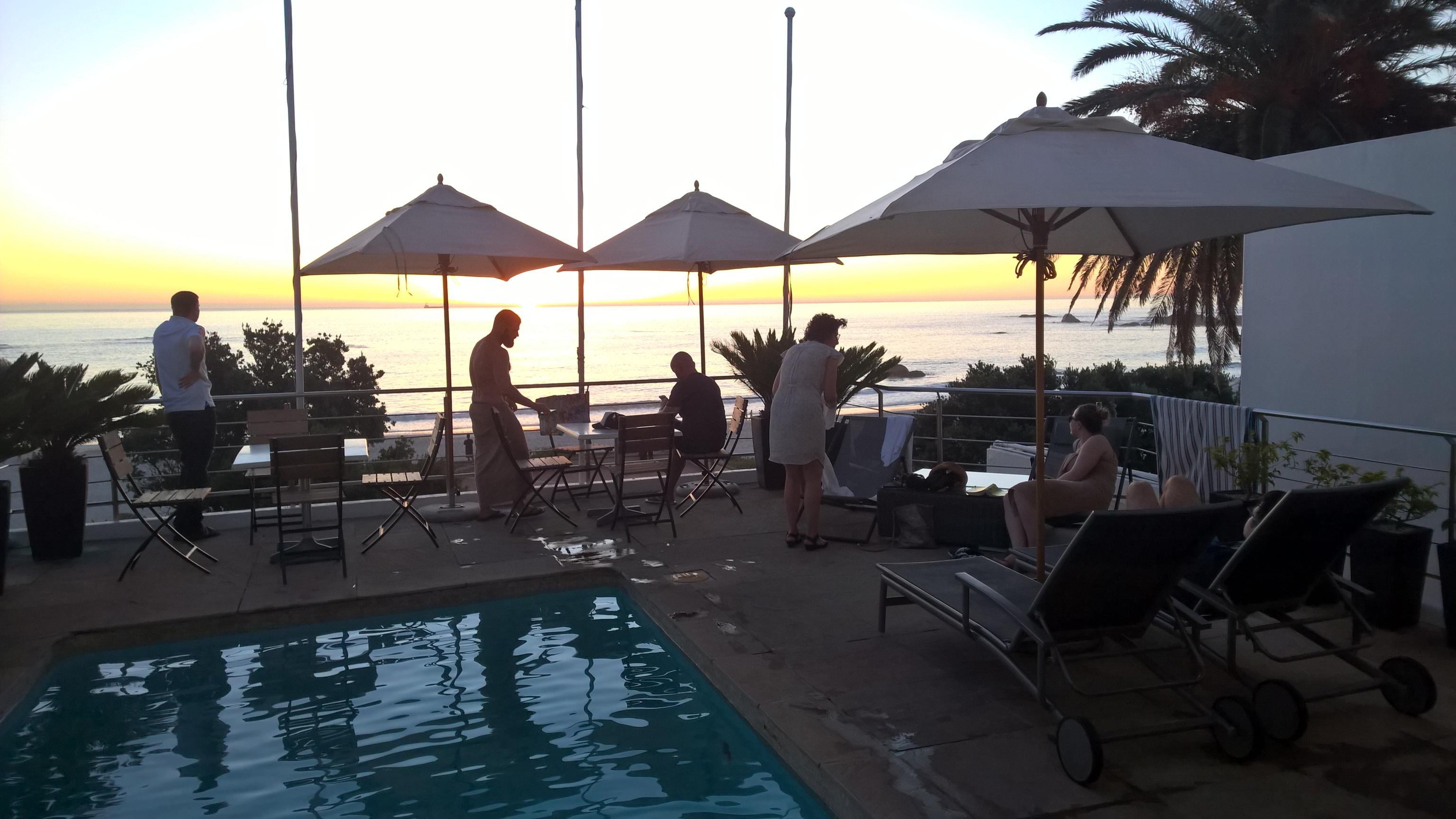 Sea Castle Hotel Camps Bay Città del Capo Esterno foto
